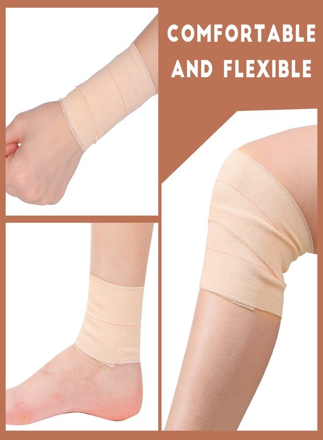 Tondiamo 8 Rolls Elastic Adhesive Bandage Tape Medical Bandage Wrap Athletic Sports Tape Flexible Stretch Skin Bandages Strips for Ankle, Knee, Wrist Sprains Animal Pets(4 Inch X 5 Yard) - Image 5